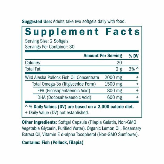 Omega-3 Fish Oil, TGR